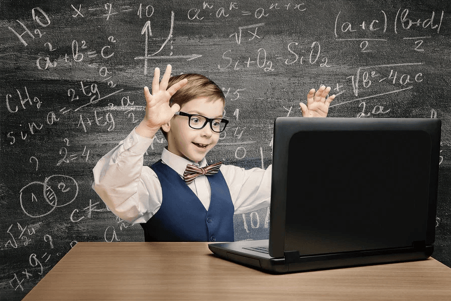 Student learning online with Brightline Academy